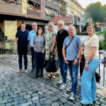 Die Bundesleitung der DJG tagt in Erfurt zur Vorbereitung gewerkschaftlicher Arbeit im zweiten Halbjahr 2025. Im Bild von links nach rechts zu sehen sind Sebastian Zitzmann, stv. Landesvorsitzender der DJG Thüringen sowie die Mitglieder der Bundesleitung Marco Besselt, Beatrix Schulze, Michaela Rieck, Klaus Plattes, Michael Auriga und Karen Altmann.